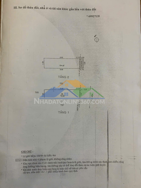 Bán nhà  hẻm trước nhà 5m trần văn quang p 10 tân bình 1 trệt 1 lầu sổ hòng riêng giá 1,8 tỉ