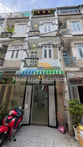 Bán nhà hẻm 6m thoại ngọc hầu quận tân phú 4,5 x 16- 3 tầng chỉ 7.2  tỷ tl