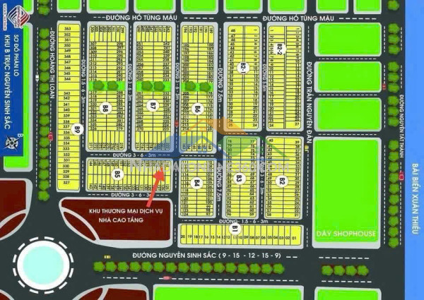 Bán nhà đường hòa minh 5 - cách biển 1 phú đi bộ