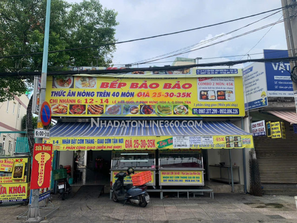 Chính chủ cho thuê mặt bằng lê văn quới giá chỉ 25 triệu/tháng