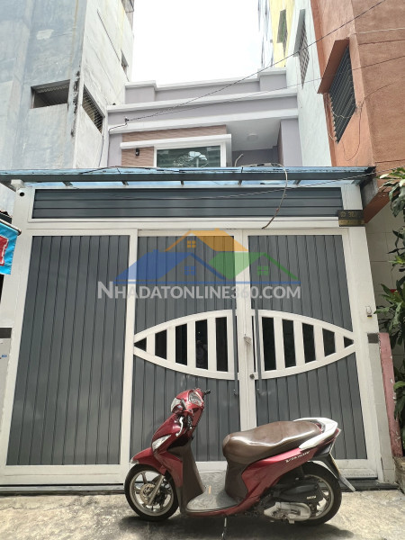 Nhà mới 2 tầng (4.2x15m nở hậu 5.7m) hxh sát đường an dương vương p3q5 Nhà mới 2 tầng (4.2x15m nở hậu 5.7m) hxh sát đường an dương vương p3q5