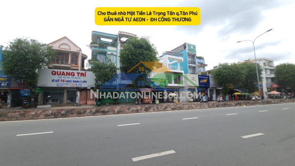 Cho thuê nhà mặt tiền lê trọng tấn 90m²- 21triệu -gần aeon