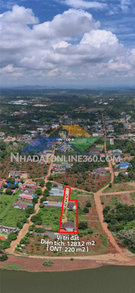 Nhà vườn chính chủ - giá tốt - diện tích 1.300m2 thổ cư 220m2 cách ân phú 2.5km, đắk lắk
