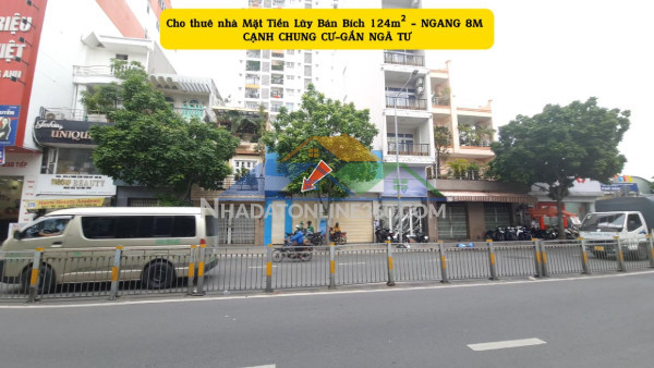 Cho thuê nhà mặt tiền lũy bán bích 128m² - ngang 8m -cạnh chung cư