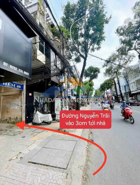Giá thuê 5 triệu 1tháng - nhà lầu 2 mặt tiền hẻm 48 nguyễn trãi - cần thơ