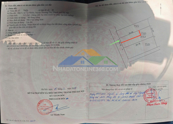 Bán 100m2 mặt đường nhựa - vỉa hè 4m - kinh doanh đỉnh xã tự nhiên - thường tín