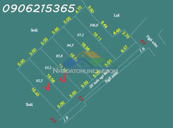 Cc f0 gửi bán 2 siêu phẩm 92.5m & 93.2m tại xuân mai, chương mỹ,  tp hà nội  ô tô vào