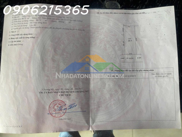 Tôi cần bán lô đất 89m2, full thổ cư, tại chúc lý, phường chương mỹ, tp hà nội, ô tô tránh, kinh doanh sầm uất