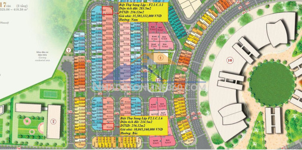 Bán biệt thự song lập hồng hạc city phú mỹ hưng