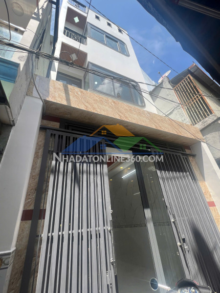 Nhà góc 2 tầng (7.7x13m) gần mặt tiền dương bá trạc p1q8. giá 6.2 tỷ