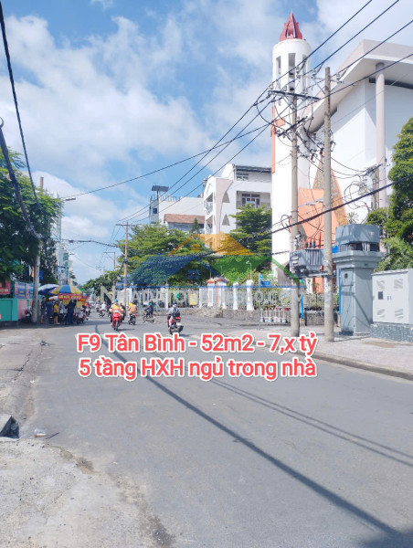 Bán nhà khu thiên phước - 52m2 - hxh vô nhà - 5 tầng btct
