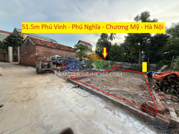 Chính chủ cần bán lô đất 51,5m tại phú nghĩa-chương mỹ-hà nội