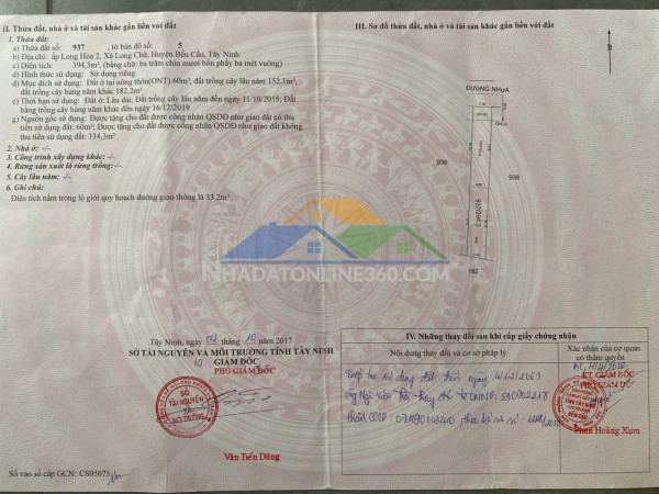 Bán đất tại long hòa 2, xã long chữ, huyện bến cầu , tỉnh tây ninh