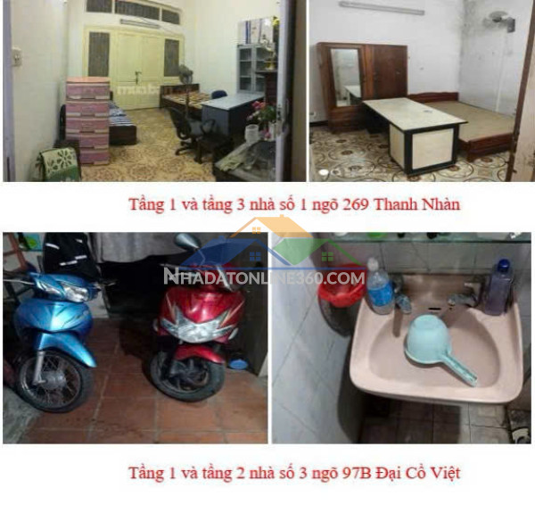 Cho thuê phòng trọ ngõ 269 thanh nhàn và ngõ 97b đại cồ việt gần đh bách koa, xây dựng