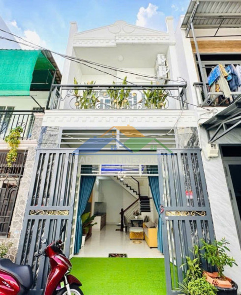 Nhà nở hậu 2 tầng hẻm xe tải dtsd 70m2 – lê văn khương q12