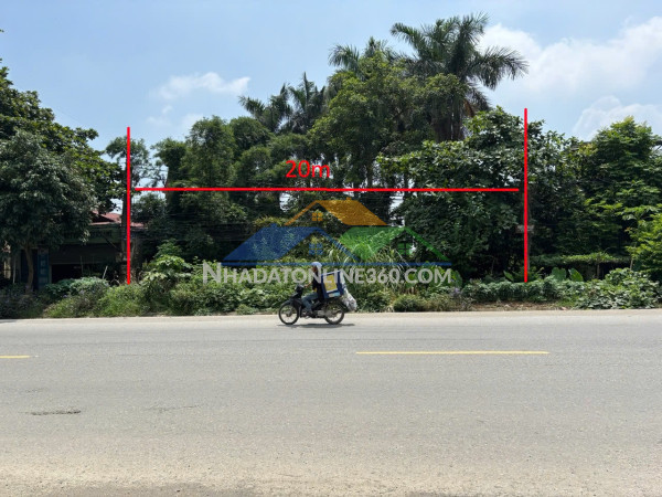 Chính chủ bán lô đất hơn 1000m2 mặt tiền 20m bam đường ql21 tại thị trấn xuân mai, huyện chương mỹ, hà nội
