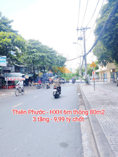 Bán nhà khu thiên phước - 80m2 - hxh vô nhà - 3 tầng btct
