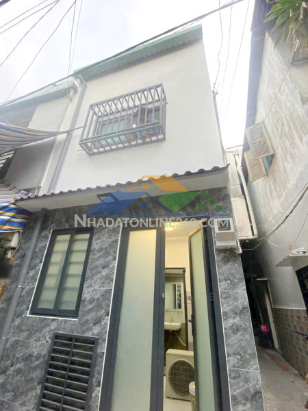 Nhà mới 4 tầng mt đường nội bộ p. chánh hưng. giá 10tỷ 50triệu tl