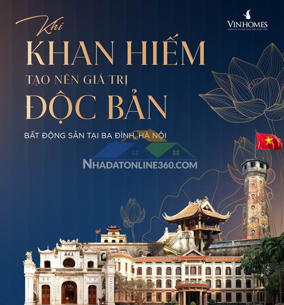 Mở bán vinhomes giảng võ, dự án vip nhất hà nội, số lượng có hạn (23/8)