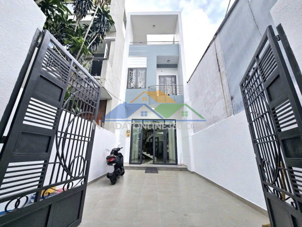 Nhà đẹp 3 tầng đường tân thới nhất 5, diện tích 92m2 (4 x 23), hẻm 6m, gần chợ lạc quang.