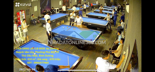 Cần sang lại clb bida tại đường huỳnh văn lũy, phường phú mỹ, tp thủ dầu một, bình dương