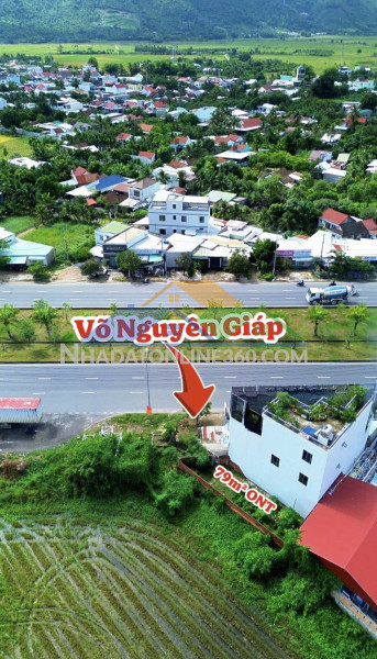 Bán lô mặt tiền võ nguyên giáp tại diên toàn, diên khánh.
