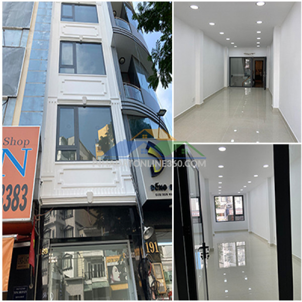Cho thuê nhà mới 100% 1 trệt 3 lầu, 4pn mặt tiền -số 189 nguyễn cư trinh p.nguyễn cư trinh q. 1