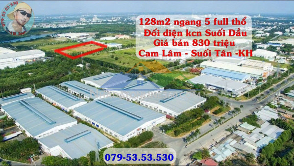???? bán đất nền cam lâm giá chỉ từ 830 triệu/nền – gần kcn suối dầu, full thổ cư, sổ riêng từng lô o79-53.53.53o