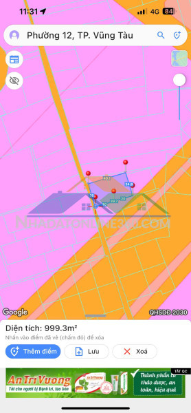 Cần bán 1000m2 đất  phước thắng p12
dt ngang 40m x 25m đã quây tường rào cao ráo