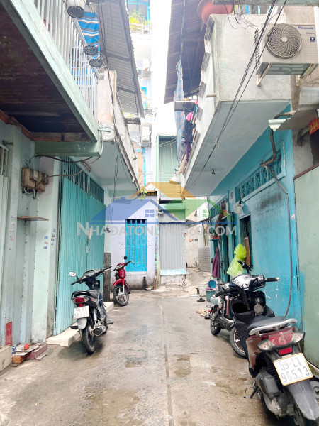 Nhà 2 tầng nở hậu 6.2m đường mai xuân thưởng p4q6. giá 2.6 tỷ