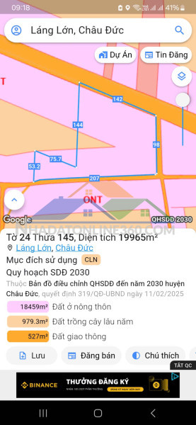 Hạ giá sốc chốt nhanh lô đất đẹp, khu dân cư hiện hữu:
đất lớn 20.000m2(gần 2ha), 3 mặt tiền đường nhựa lớn, trục chính đường nhựa lớn 30m nằm đường lê hồng