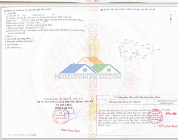 Đất đẹp - đầu tư sinh lời - cần bán gấp lô đất tiềm năng xã phước lý, cần giuộc, long an