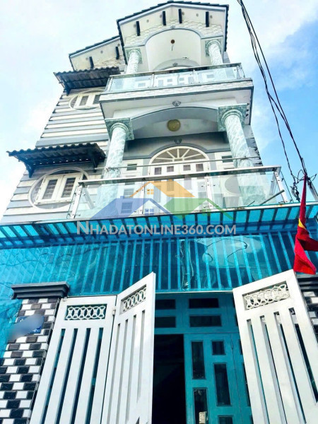 Bán nhà trương thị hoa ngang 5m 4 tầng 5 tỷ 590 phường tân thới hiệp quận 12 cũ.