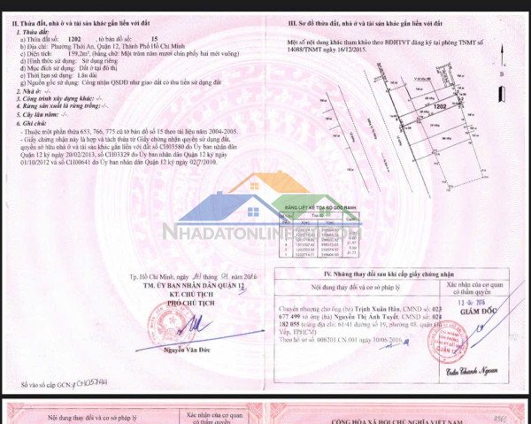 Đất (5x32) mặt tiền lê thị riêng – trung tâm hành chính q12 – giá chỉ 12.2 tỷ‼️