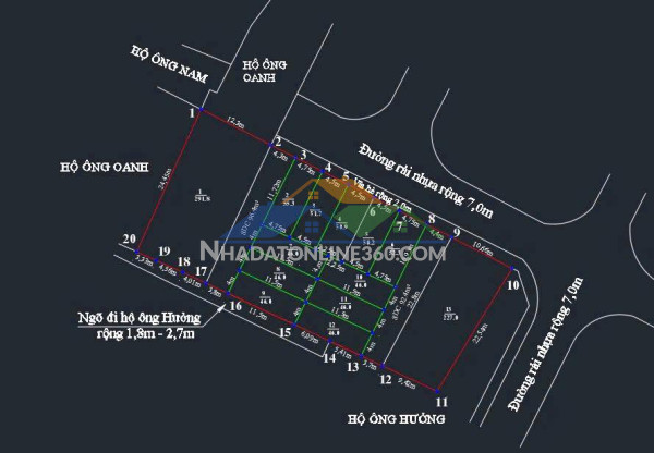 Lô góc thổ cư ngay khu tđc kiến thiết, sở dầu, hồng bàng - giá chỉ: 2,x tỷ