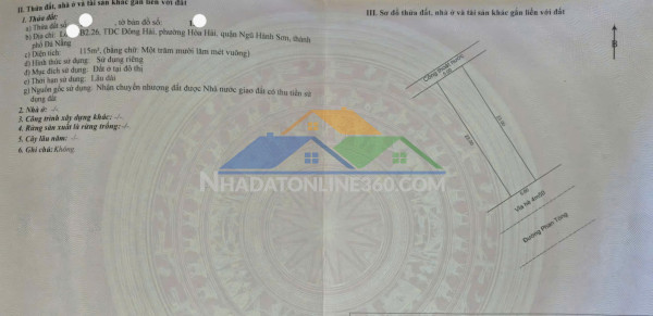 Đất mt đường bàu mạc 6  hòa khánh bắc liên chiểu  đà nẵng