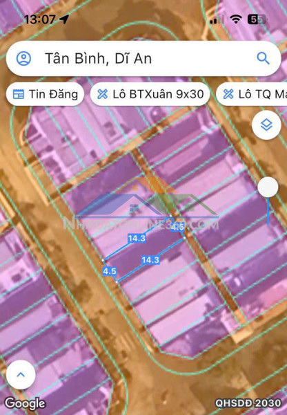 ???? lô đất đẹp trung tâm tân đông hiệp – kdc lê phong, đường d2, giá chỉ 2,9 tỷ