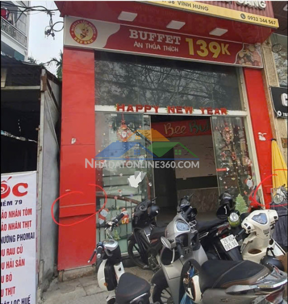 Sang nhượng mặt bằng tại hồ đền lừ phường hoàng văn thụ, hoàng mai, hà nội