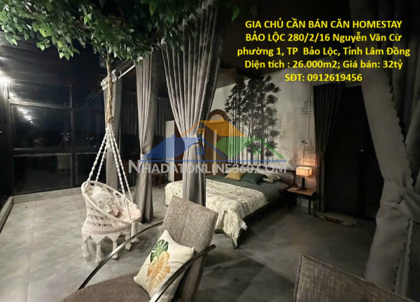 Gia chủ cần bán căn homestay bảo lộc - phường 1, cách đường...