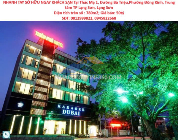 Nhanh tay sở hữu ngay khách sạn gồm 2 khu siêu đẹp - chính chủ...