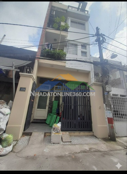 Giáp âu cơ - lạc long quân - hẻm 4m thông - nhà 4 tầng - 5pn - 107m nở hậu chỉ 7.x