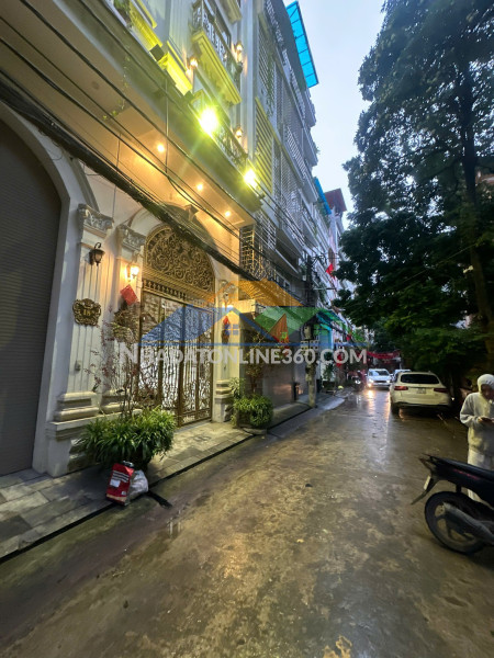 Cho thuê nhà ngõ ô tô tân mai 45m2 x 8 tầng thang máy, 30 triệu kd,...