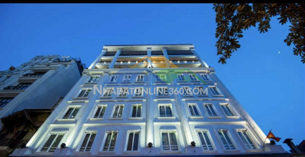 Bán khách sạn 4* hoàn kiếm, 500m x 12 tầng, mặt tiền 18m, dòng...