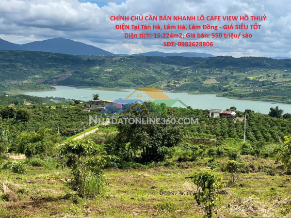 Chính chủ cần bán nhanh lô cafe view hồ thuỷ điện tại tân hà, lâm hà, lâm đồng - giá siêu tốt