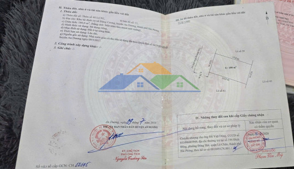 Bán căn thô 5 tầng mt 6,5m hoàng huy riverside, hồng bàng