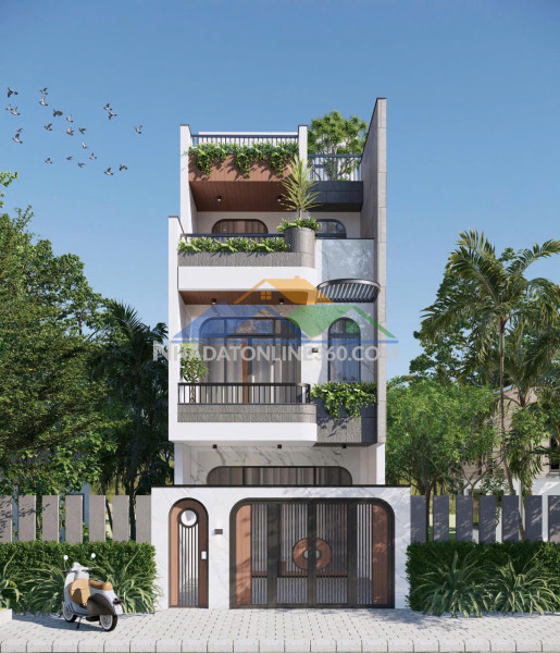 Bán nhà mới 3 tầng thiết kế sang trọng full nội thất kđt mỹ...