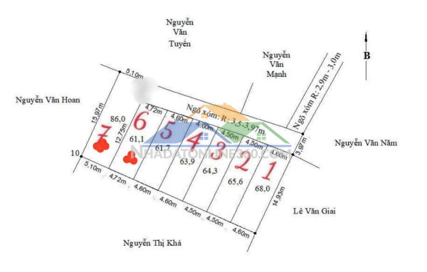 Lô 61m² giá hiếm dưới 1 tỷ - trục ngõ ô tô, cách đường 403 chỉ 100m  zalo 0567 222 555