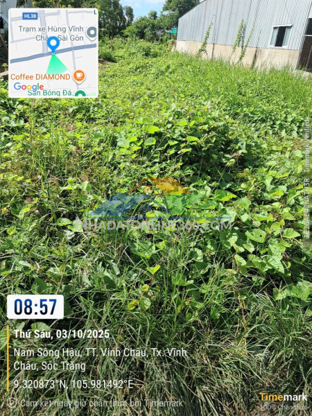 Đất đẹp -  giá tốt  - cần bán 2 lô đất  tại phường 1 & 2, thị xã vĩnh châu, sóc trăng