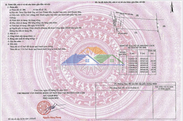 Giảm sâu bán gấp lô đất chính chủ mặt tiền xã tóc tiên,...