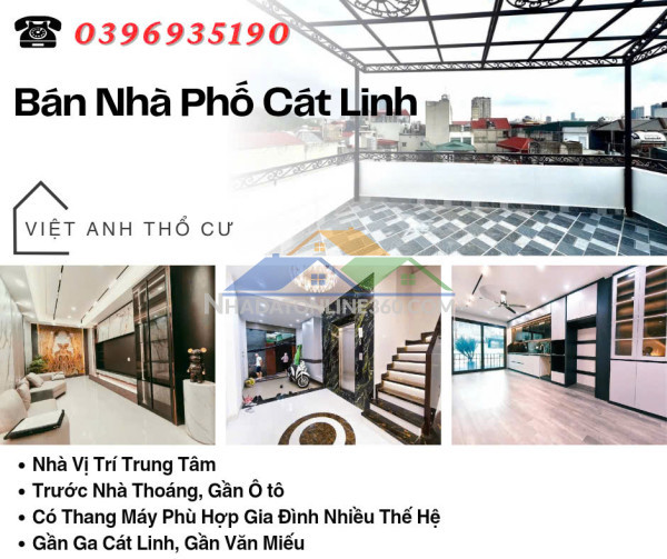 Bán nhà phố cát linh, 41m2, ngõ nông ô tô, full nội thất, giá: 13.68 tỷ, lh: 0396935190.